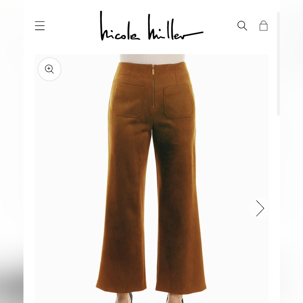 Suede pants